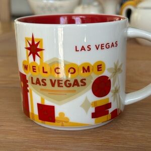 Starbucks Las Vegas Mug - Red and Yellow